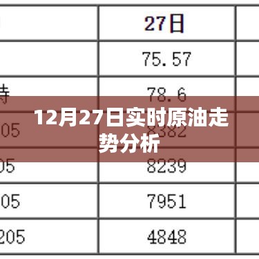 实时原油走势分析,最新市场动态解读