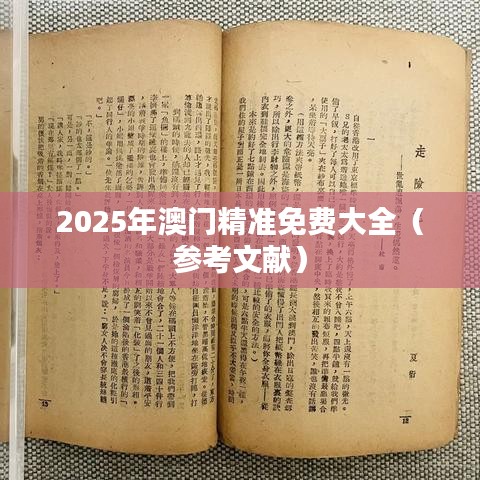2025年澳门精准免费大全（参考文献）