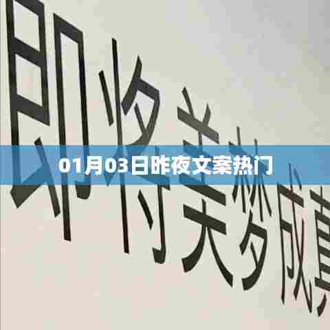 昨夜文案热门大揭秘,新年首月热点一网打尽!