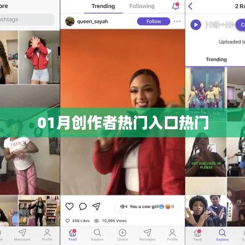 热门创作者入口揭秘,一月最新趋势
