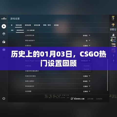 CSGO热门设置回顾,历史上的1月3日