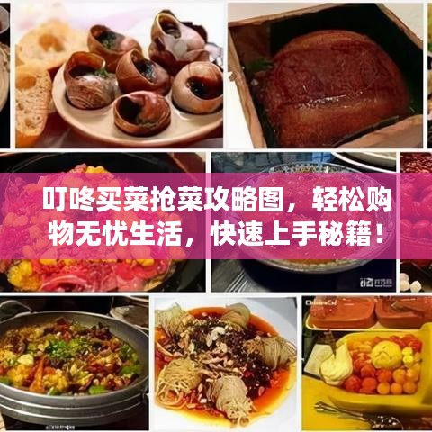 叮咚买菜抢菜攻略图，轻松购物无忧生活，快速上手秘籍！