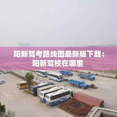 阳新驾考路线图最新版下载:阳新驾校在哪里