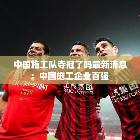 中国施工队夺冠了吗最新消息：中国施工企业百强 