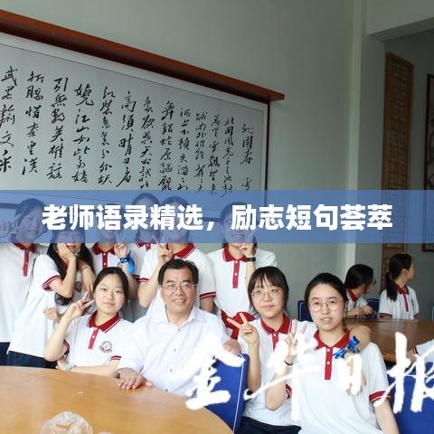 老师语录精选,励志短句荟萃