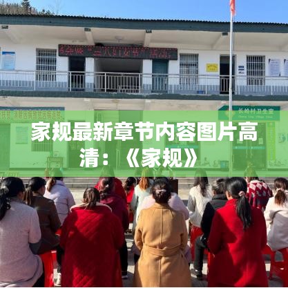 家规最新章节内容图片高清:《家规》