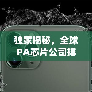 独家揭秘,全球PA芯片公司排行榜单出炉!