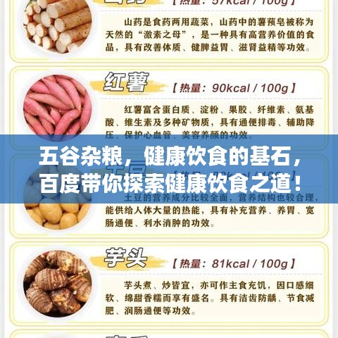 五谷杂粮，健康饮食的基石，百度带你探索健康饮食之道！