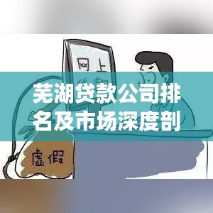 芜湖贷款公司排名及市场深度剖析