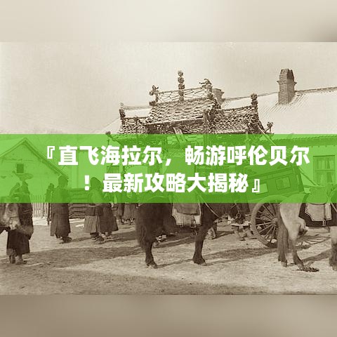 『直飞海拉尔,畅游呼伦贝尔!最新攻略大揭秘』