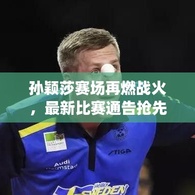 孙颖莎赛场再燃战火,最新比赛通告抢先看!