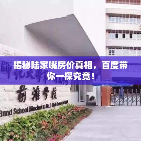 揭秘陆家嘴房价真相,百度带你一探究竟!