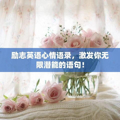 励志英语心情语录,激发你无限潜能的语句!