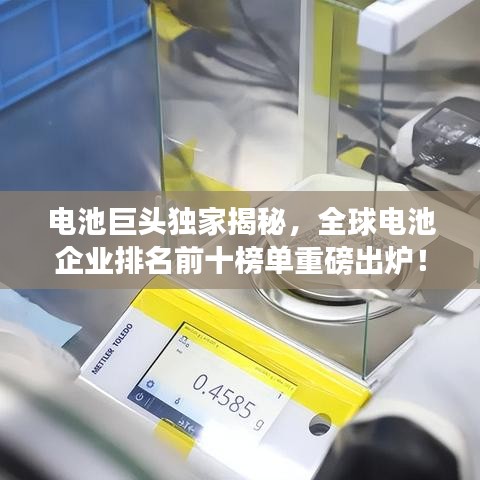 电池巨头独家揭秘,全球电池企业排名前十榜单重磅出炉!