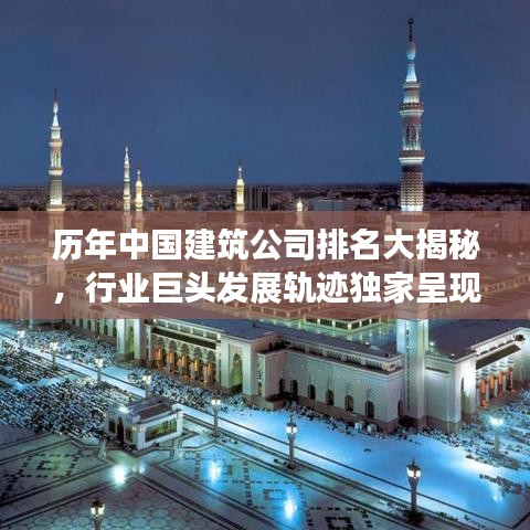 历年中国建筑公司排名大揭秘,行业巨头发展轨迹独家呈现!