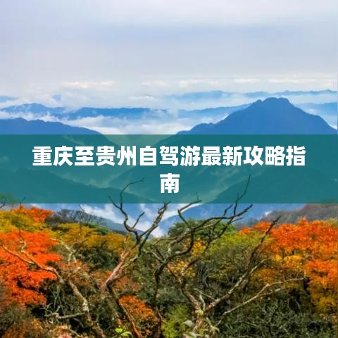 重庆至贵州自驾游最新攻略指南