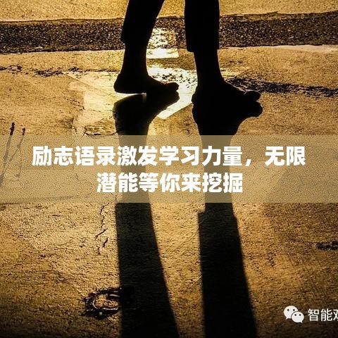 励志语录激发学习力量,无限潜能等你来挖掘