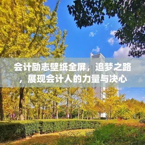 会计励志壁纸全屏,追梦之路,展现会计人的力量与决心