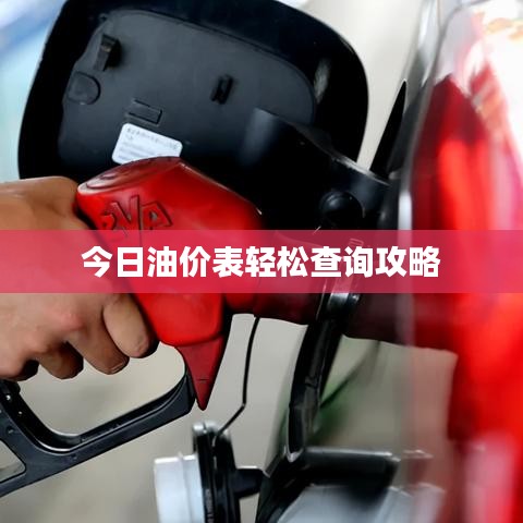 今日油价表轻松查询攻略