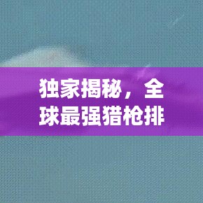 独家揭秘,全球最强猎枪排名前十,哪款最让你心动?