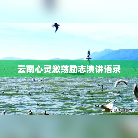 云南心灵激荡励志演讲语录