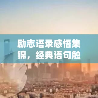 励志语录感悟集锦,经典语句触动心灵