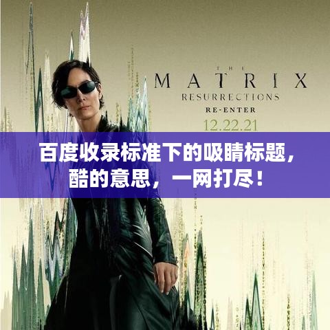 百度收录标准下的吸睛标题,酷的意思,一网打尽!