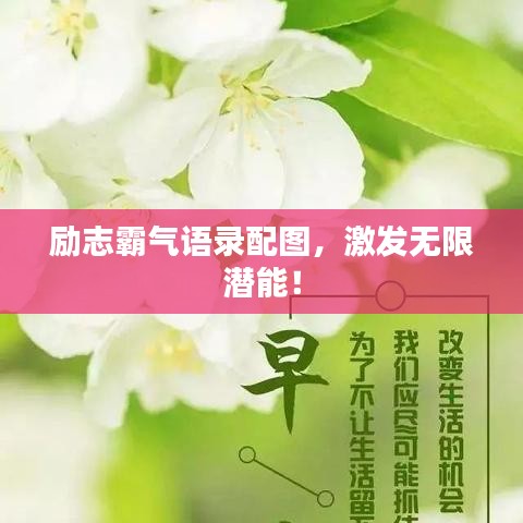 励志霸气语录配图,激发无限潜能!
