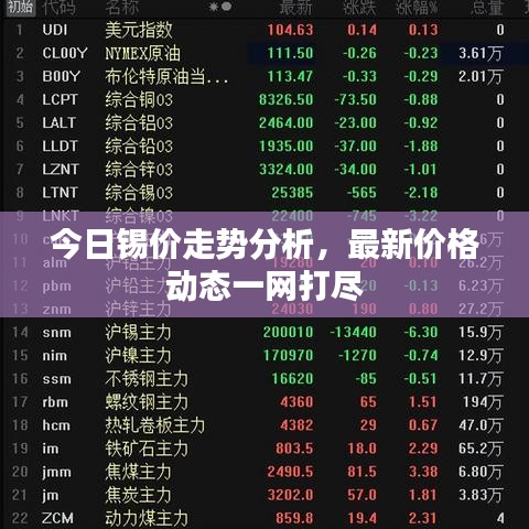今日锡价走势分析，最新价格动态一网打尽