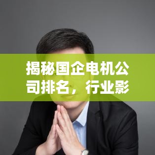 揭秘国企电机公司排名,行业影响力不容小觑!