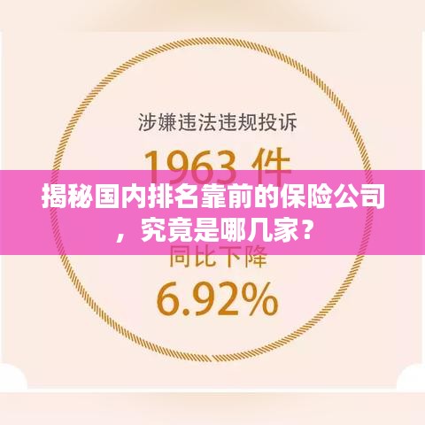 揭秘国内排名靠前的保险公司,究竟是哪几家?
