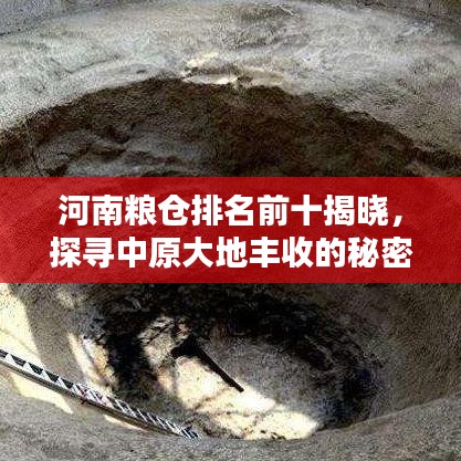 河南粮仓排名前十揭晓,探寻中原大地丰收的秘密