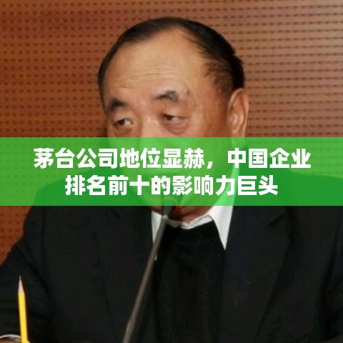 茅台公司地位显赫，中国企业排名前十的影响力巨头