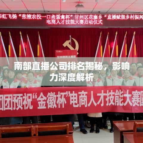 南部直播公司排名揭秘,影响力深度解析