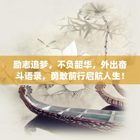 励志追梦,不负韶华,外出奋斗语录,勇敢前行启航人生!