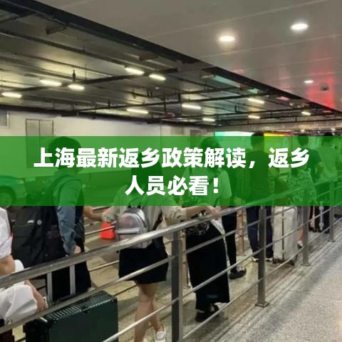 上海最新返乡政策解读，返乡人员必看！