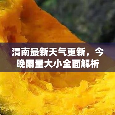 渭南最新天气更新,今晚雨量大小全面解析