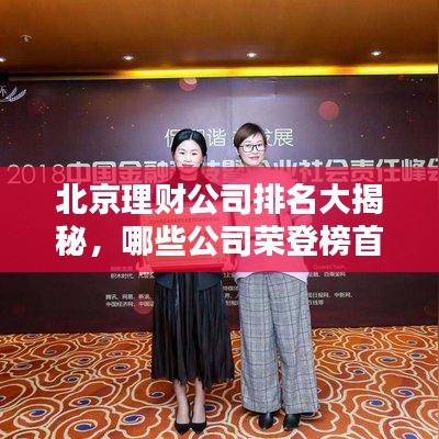 北京理财公司排名大揭秘,哪些公司荣登榜首?