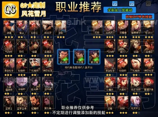 70版本职业,预测解析说明-黄金版1_v7.108